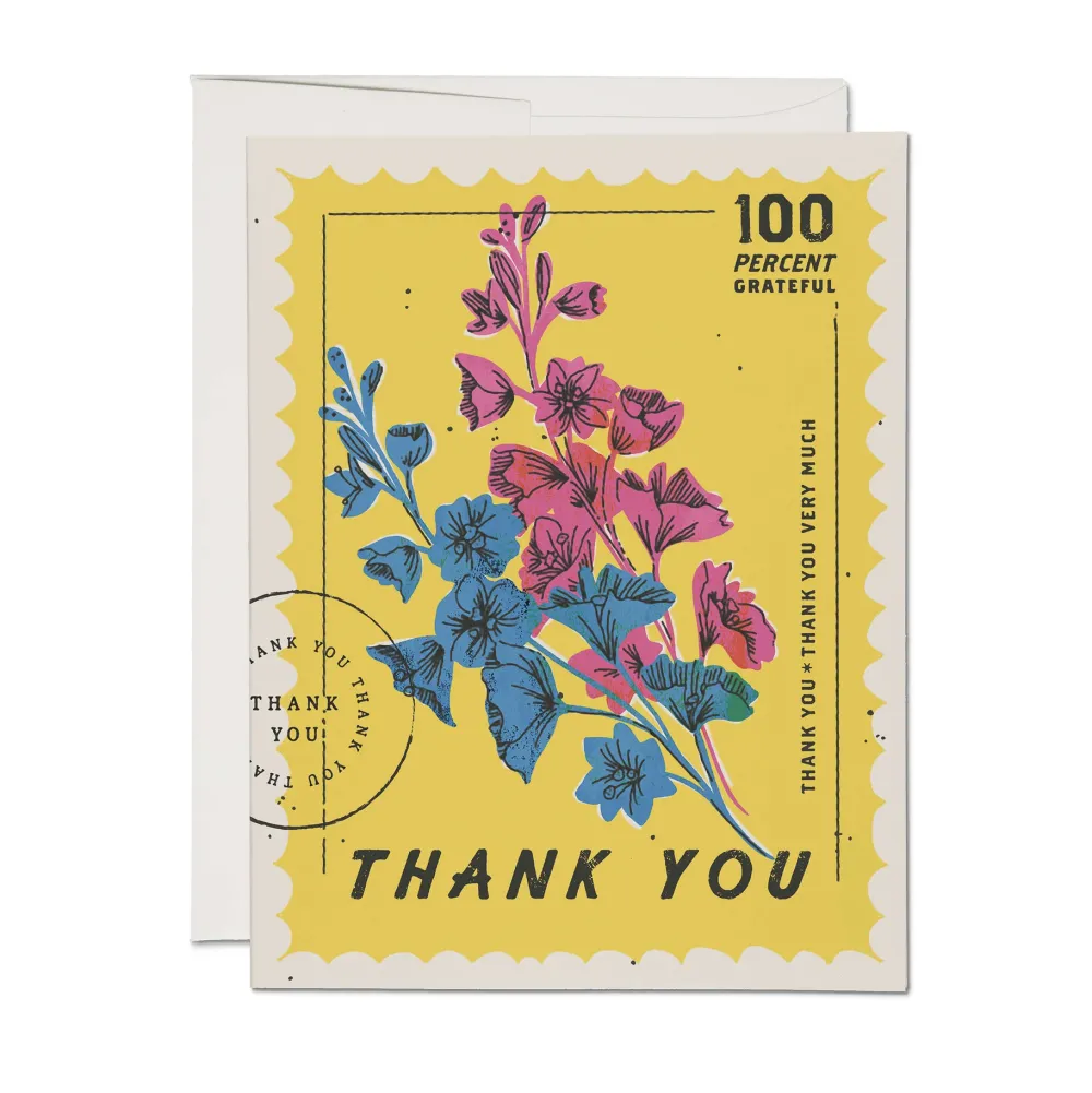 Greeting Cards|100 Percent Thank You Card