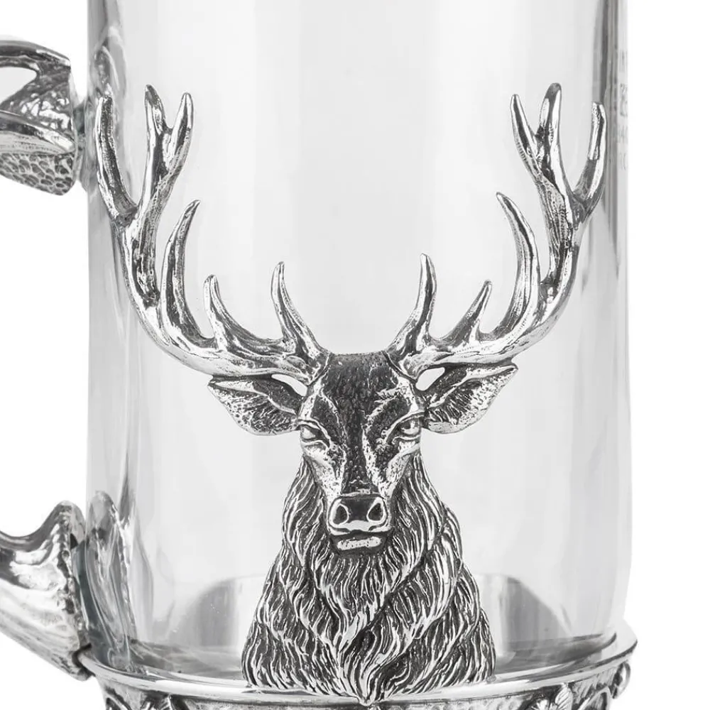 Pewter Gifts & Jewelry|Glasses & Steins|A.E. Williams Stag Glass & Pewter Tankard