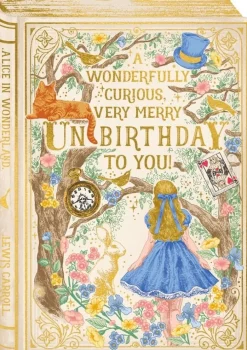 Greeting Cards|Alice in Wonderland Storybook Birthday Card