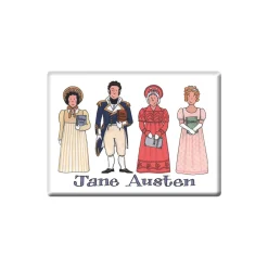 Cultural Icons|Home Accents|Alison Gardener Jane Austen Fridge Magnet