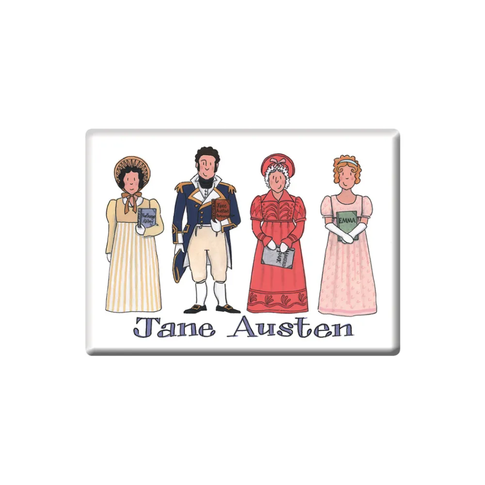 Cultural Icons|Home Accents|Alison Gardener Jane Austen Fridge Magnet
