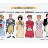 Cultural Icons|Tea Towels|Alison Gardiner Jane Austen Tea Towel
