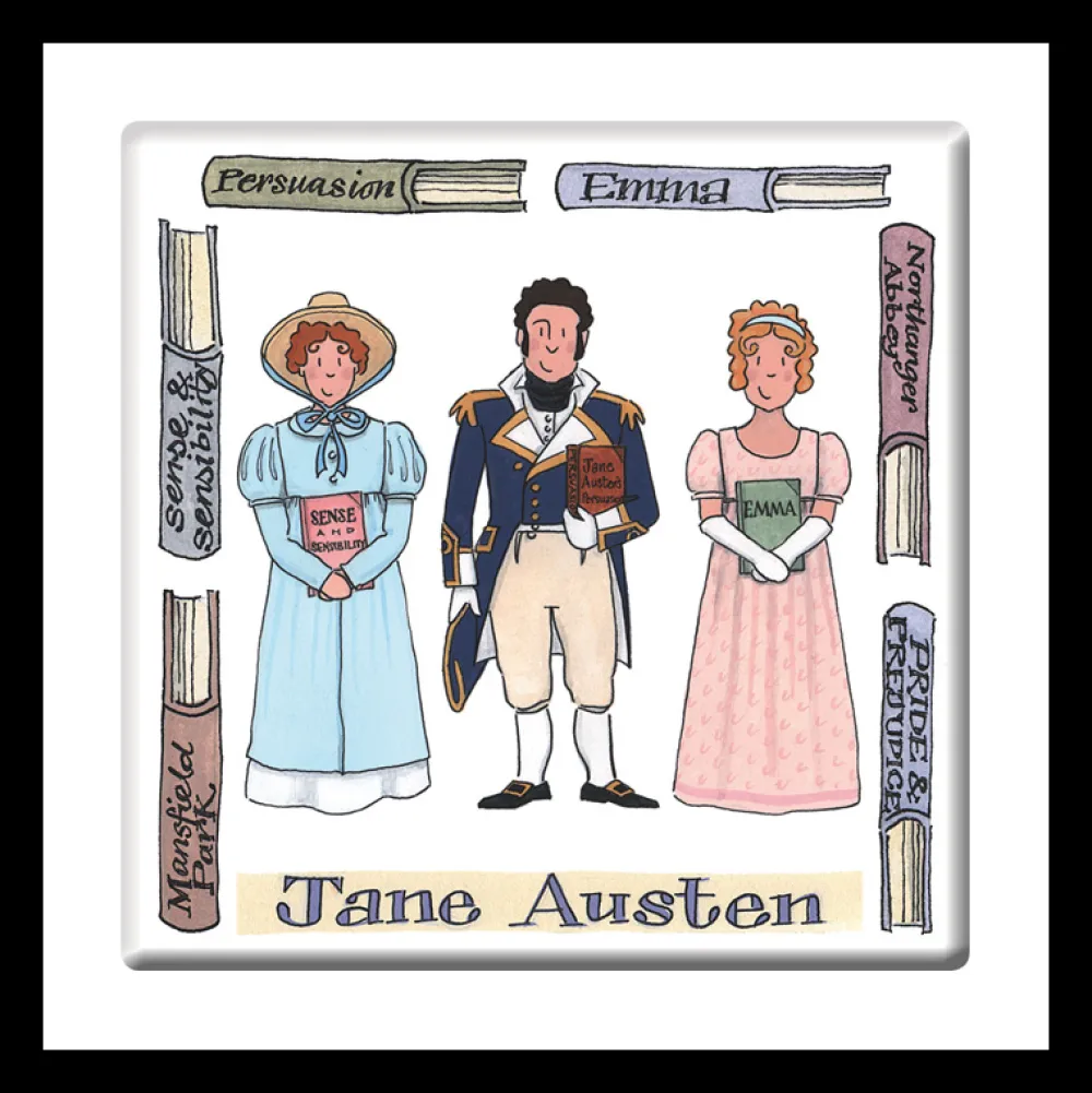 Cultural Icons|Alison Gardiner Jane Austen Coaster