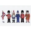 Souvenirs|Tea Towels|Alison Gardiner London Figures Tea Towel
