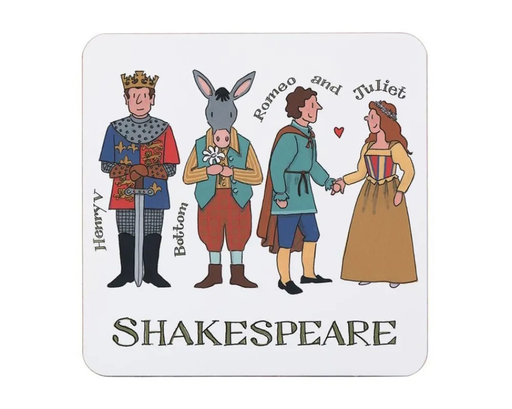 Cultural Icons|Alison Gardiner Shakespeare Characters Coaster