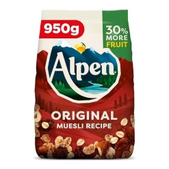 Cereal & Oatmeal|Alpen Original 950g Bag