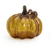 Home Accents|Amber Glass Pumpkin