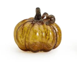 Home Accents|Amber Glass Pumpkin