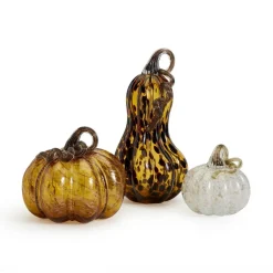 Home Accents|Amber Glass Pumpkin