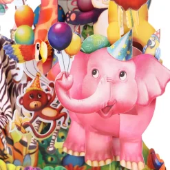 Greeting Cards|Animal Party Swing Card