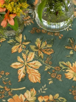 April Cornell Tablecloths|Adirondack Forest 88" Round Tablecloth