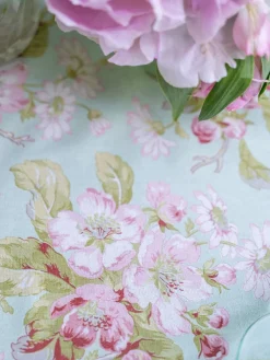 April Cornell Tablecloths|Apple Blossom Aqua 88