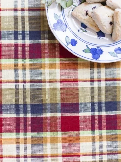 April Cornell Tablecloths|Bountiful Plaid Tablecloth, 54