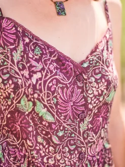 April Cornell Robes, Nightgowns & Dresses|Butterfly Vine Sundress (Fig)
