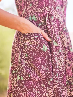 April Cornell Robes, Nightgowns & Dresses|Butterfly Vine Sundress (Fig)