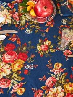 April Cornell Tablecloths|Cassandra Ink Tablecloth, 54" x 90"