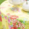 April Cornell Tablecloths|Charming Sunshine Round Tablecloth, 88"