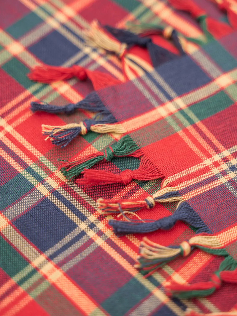 April Cornell Tablecloths|Farmhouse Plaid Tablecloth, 54" x 54"
