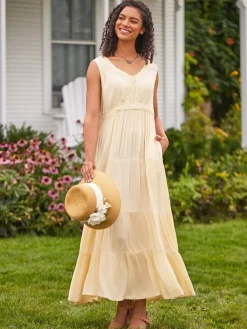 April Cornell Robes, Nightgowns & Dresses|Gazebo Butter Dress