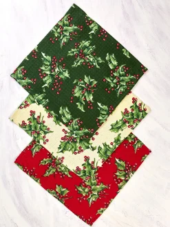 April Cornell Tea Towels|Holly Patchwork Tiny Towel Bundle, Set of 6