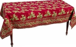 April Cornell Tablecloths|Holly Tablecloth 60x90