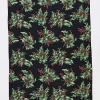 April Cornell Tea Towels|Holly Tea Towel - Black