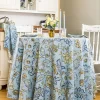 April Cornell Tablecloths|Jacobean Garden Round Tablecloth