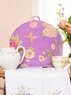 April Cornell Tea Cosies|Lilac Patchwork Tea Cozy