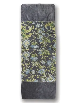 April Cornell Table Runners|Lillian Velvet Runner (Charcoal)