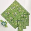 April Cornell Cotton Napkins|Music Cotton Napkin Set in Jade