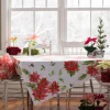 April Cornell Tablecloths|Poinsettia Tablecloth, 60" x 90"
