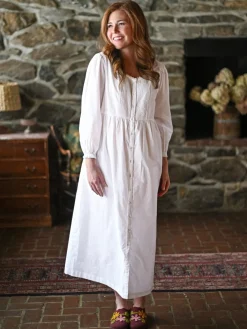 April Cornell Robes, Nightgowns & Dresses|Slumber White Nighty