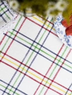 April Cornell Tablecloths|Summer Plaid Tablecloth, 60" x 90"