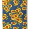 April Cornell Tea Towels|Sunflower Valley Navy Tea Towel