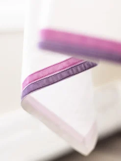 April Cornell Tablecloths|Tea Time Embroidered Tablecloth - Lavender - 36