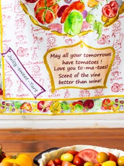 April Cornell Tea Towels|Tomato Tea Towel