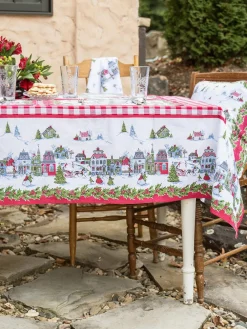 April Cornell Tablecloths|Victorian Christmas 60" x 90" Tablecloth