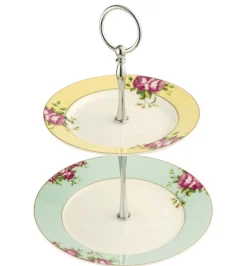 Serving Plates|Archive Rose 2 Tier Server