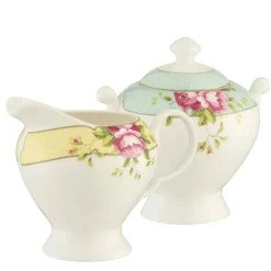 Creamers & Sugar Bowls|Archive Rose Sugar & Cream Set