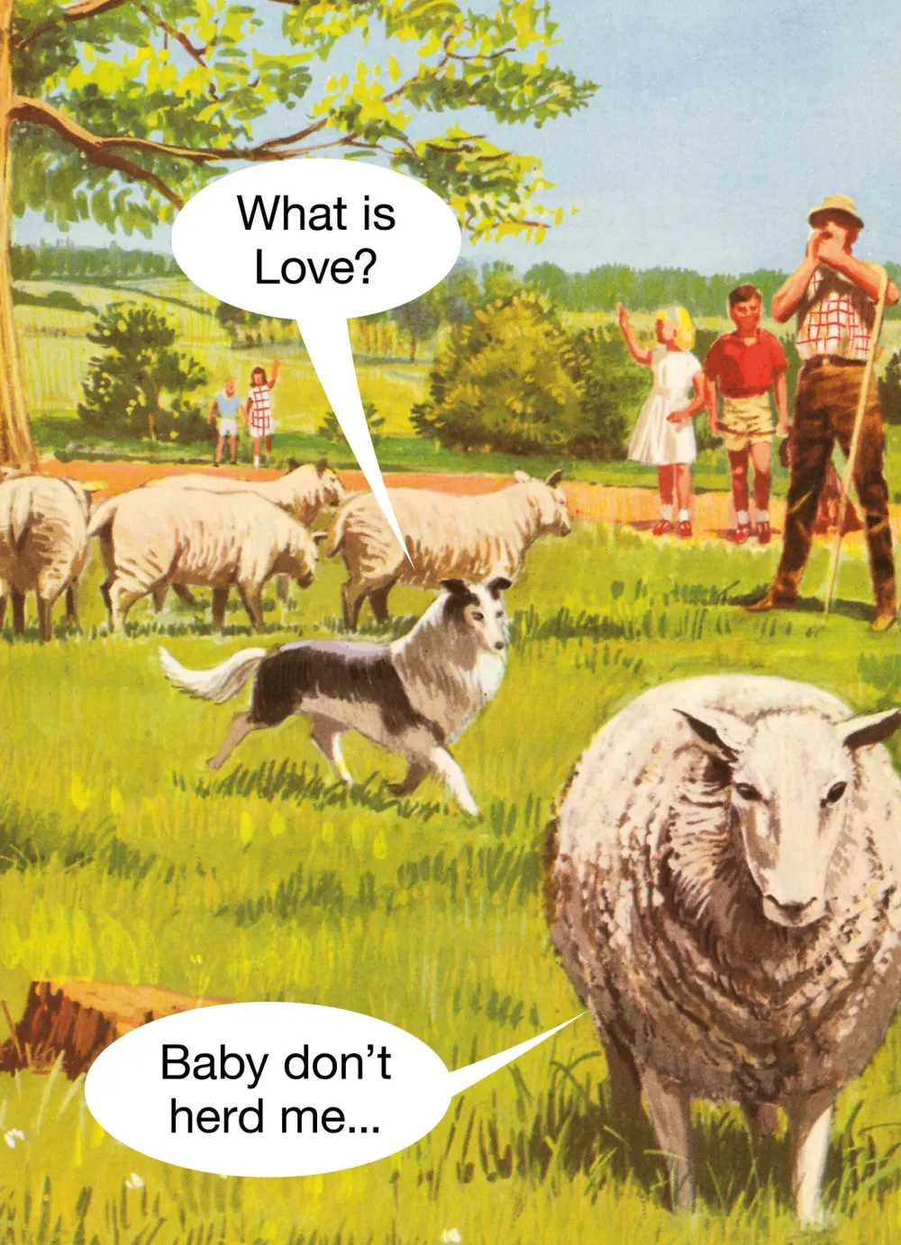 Greeting Cards|Baby Don't Herd Me Greeting Card
