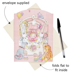 Greeting Cards|Baby Girl Swing Card