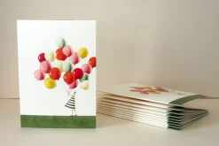Greeting Cards|Balloons Notecard Set