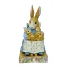 Peter Rabbit|Beatrix Potter x Jim Shore Mrs. Rabbit in Rocking Chair Figurine
