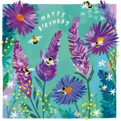 Greeting Cards|Bees & Blossoms Birthday Card