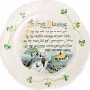 Belleek Home Accents|Belleek Pottery|Harp Irish Blessing Plate