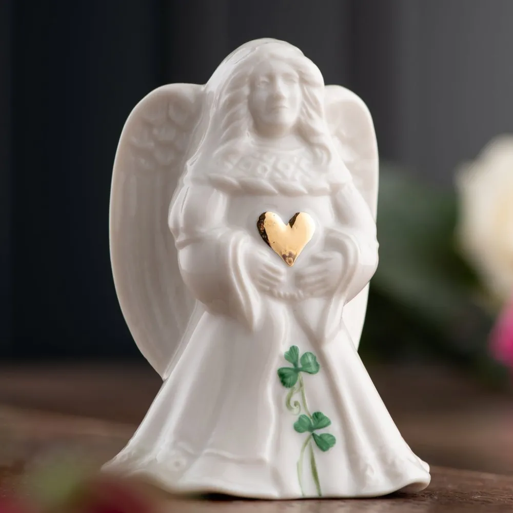 Belleek Belleek Pottery|Sending Love Angel Figurine
