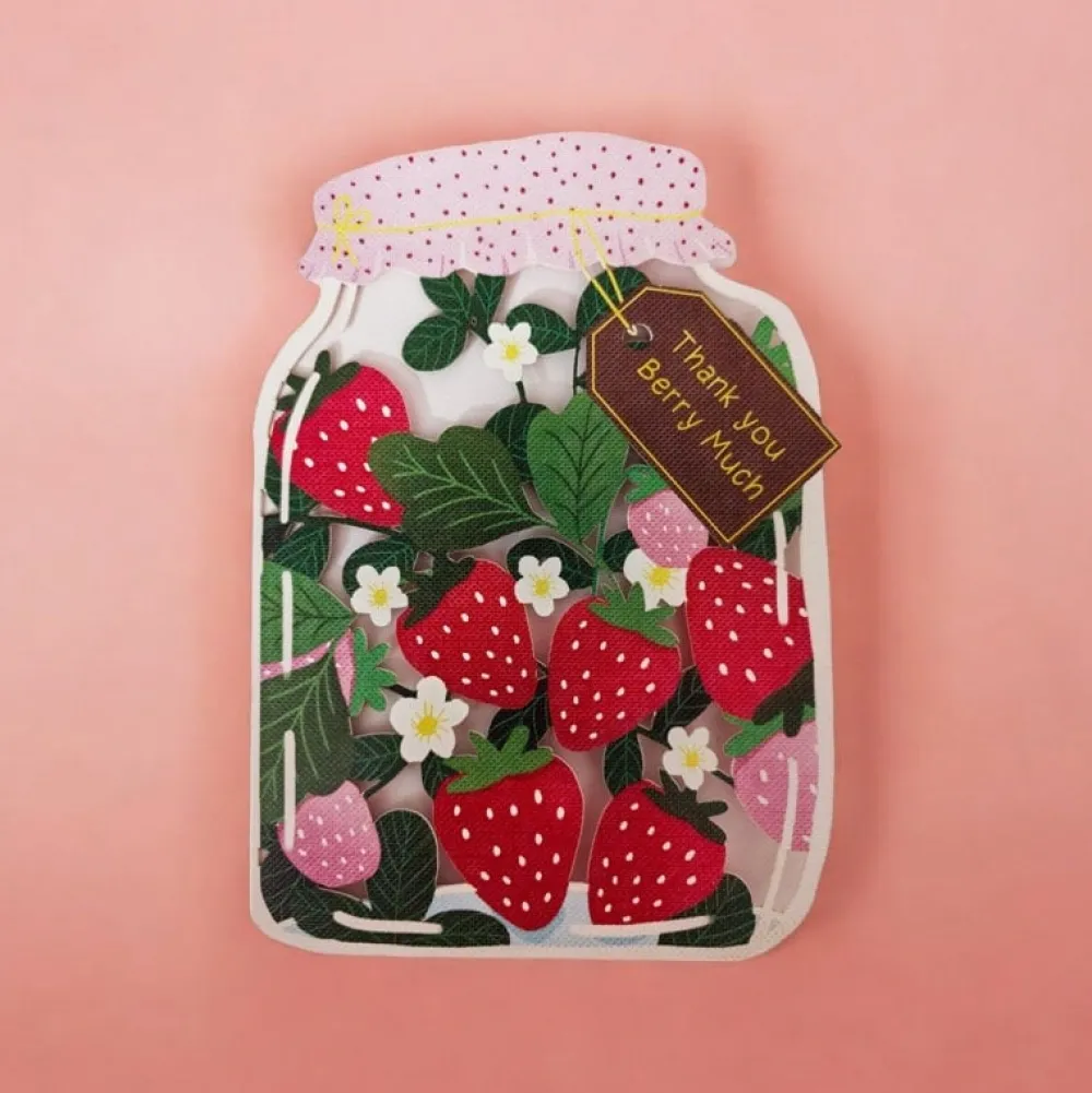 Greeting Cards|Berry Jar Thank You Card