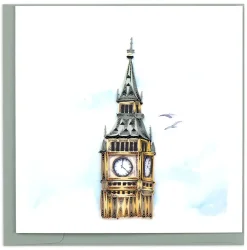 Greeting Cards|Big Ben Quilled Greeting Card