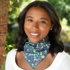 Handkerchiefs|Scarves & Wraps|Blue Strawberry Thief Square Bandana