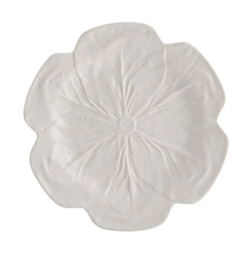 Bordallo Pinheiro Bordallo Pinheiro|Beige Cabbage Dinner Plate